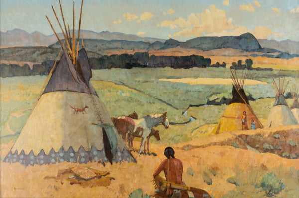 Land of Plenty by Sheryl Bodily, Fine Art, Painting, Native American