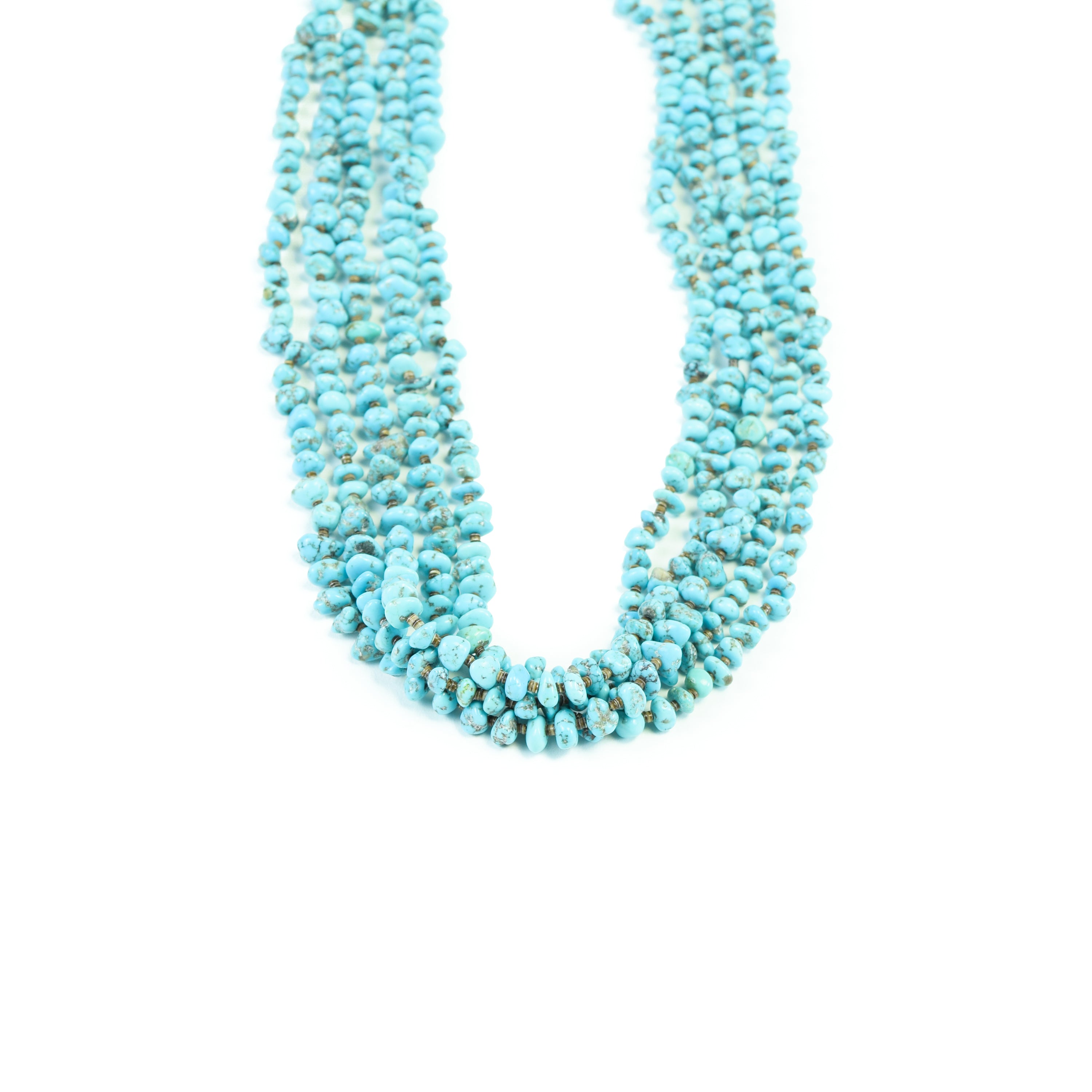 Navajo Five-Strand Turquoise Necklace