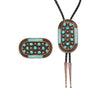 Turquoise Bolo and Buckle Set, Jewelry, Set, Native