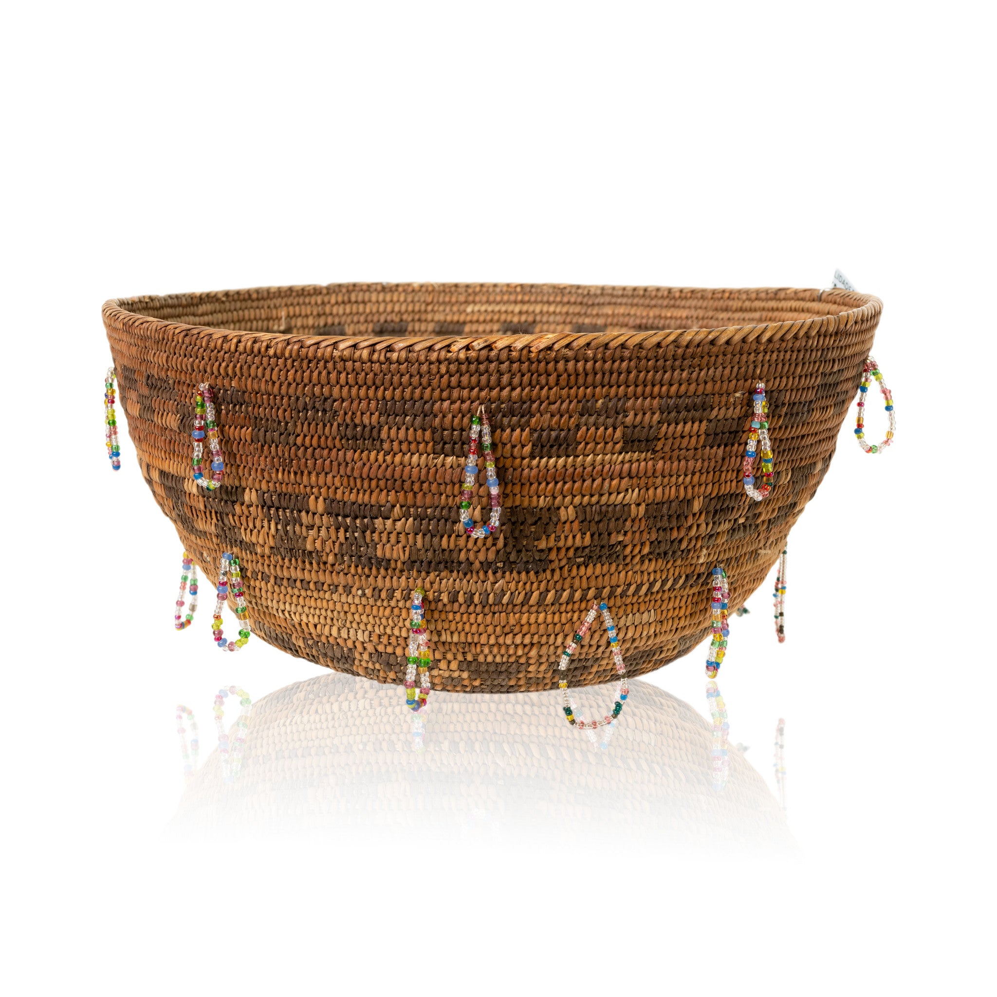 Miwok Basket, Native, Basketry, Vertical