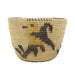 Panamint Basket with Scott's Oriole Pictorial, Native, Basketry, Vertical