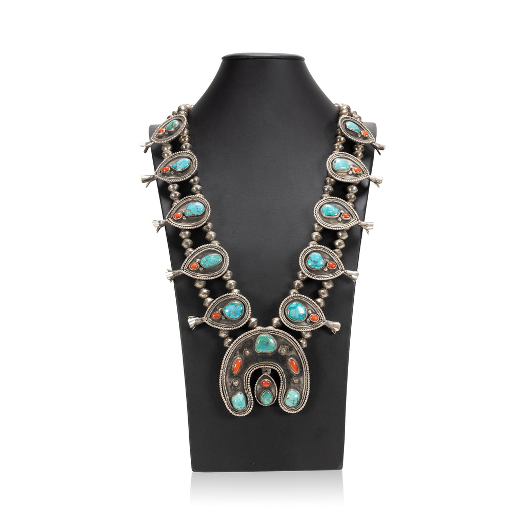 New Mexico State Necklace | Squash Blossom Necklace