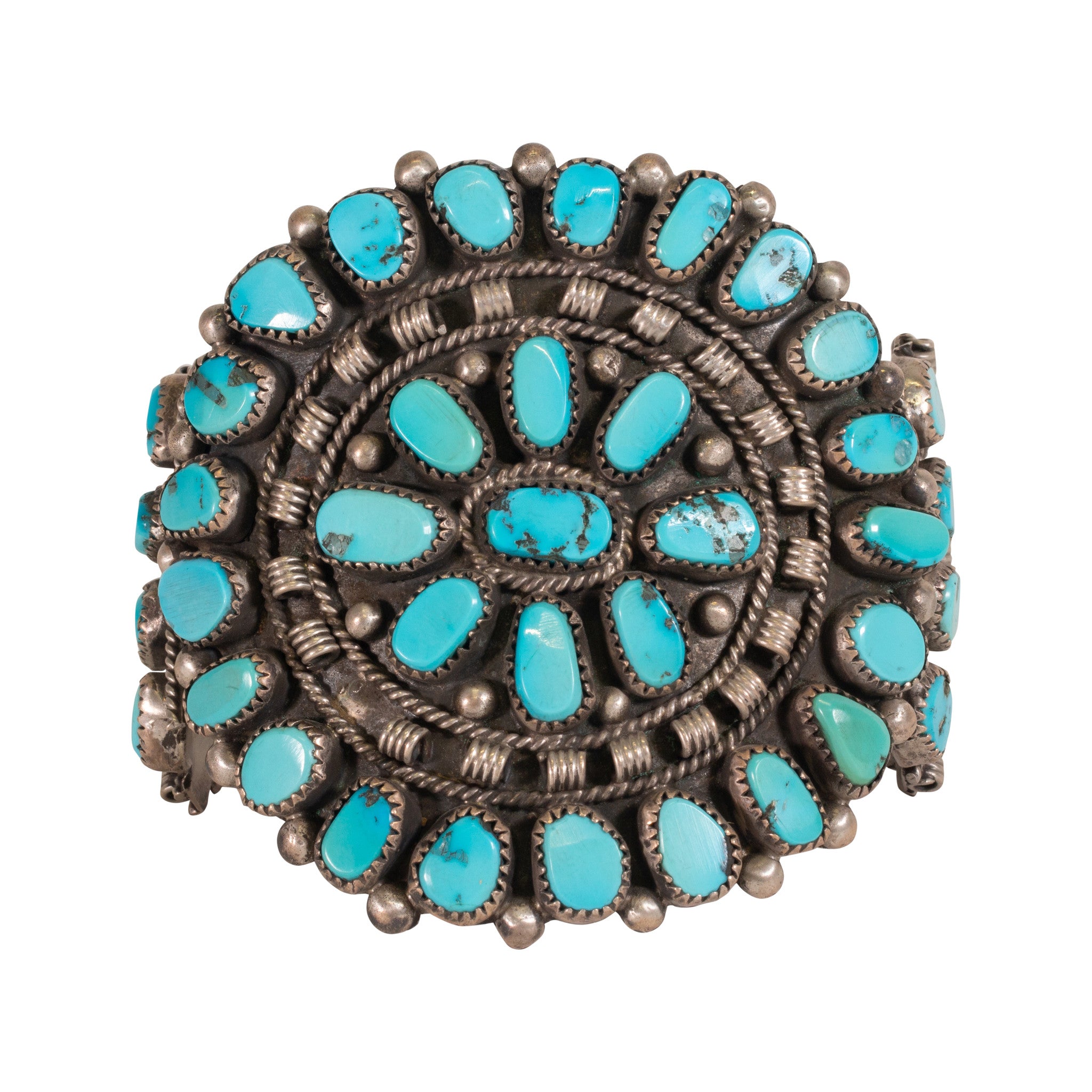 Zuni Kingman Turquoise Bracelet, Jewelry, Bracelet, Native