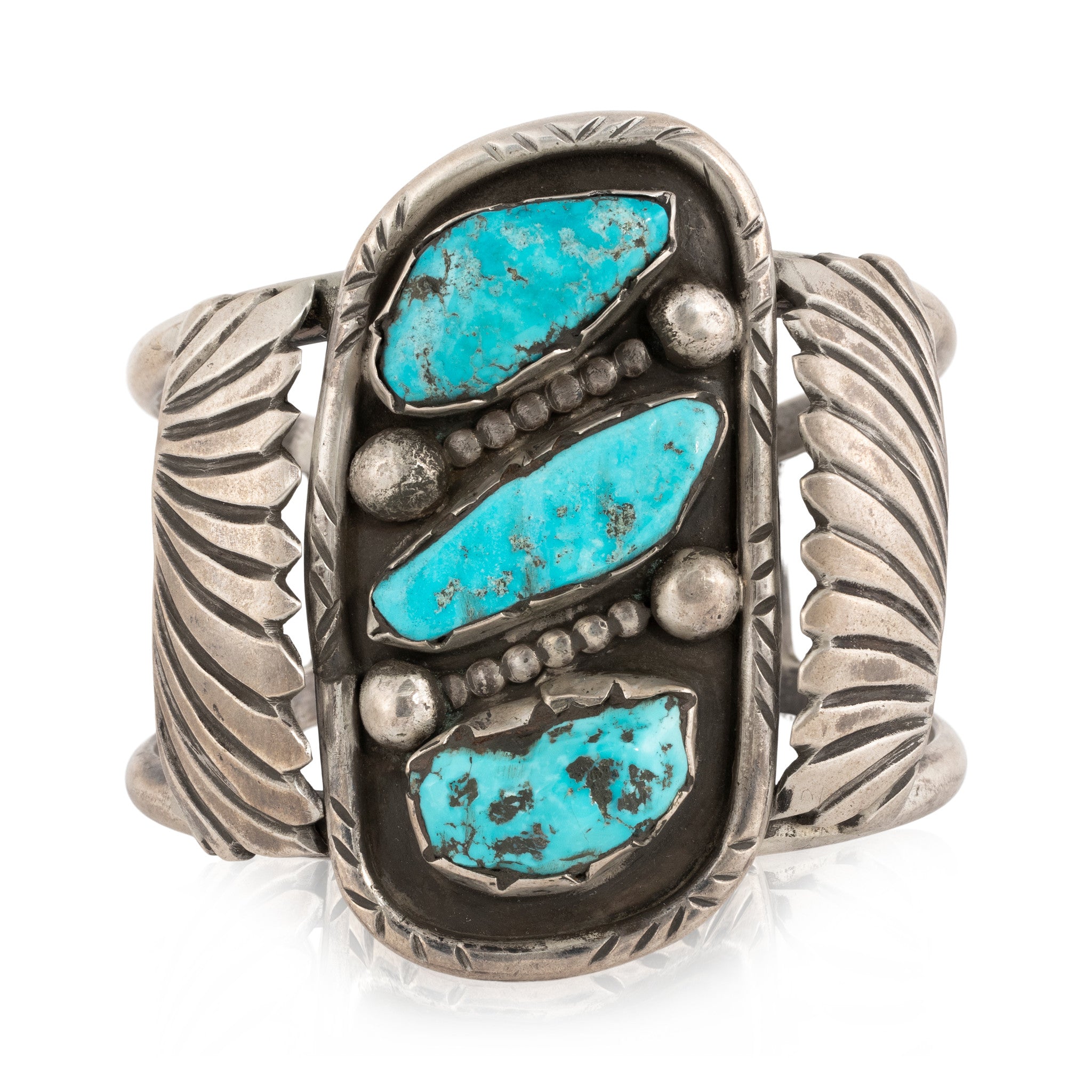 Morenci Turquoise Bracelet, Jewelry, Bracelet, Native