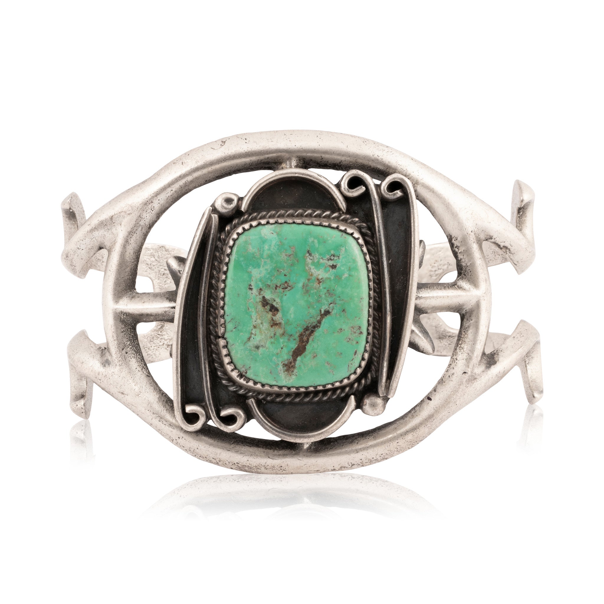 Cerrillos Turquoise Bracelet, Jewelry, Bracelet, Native