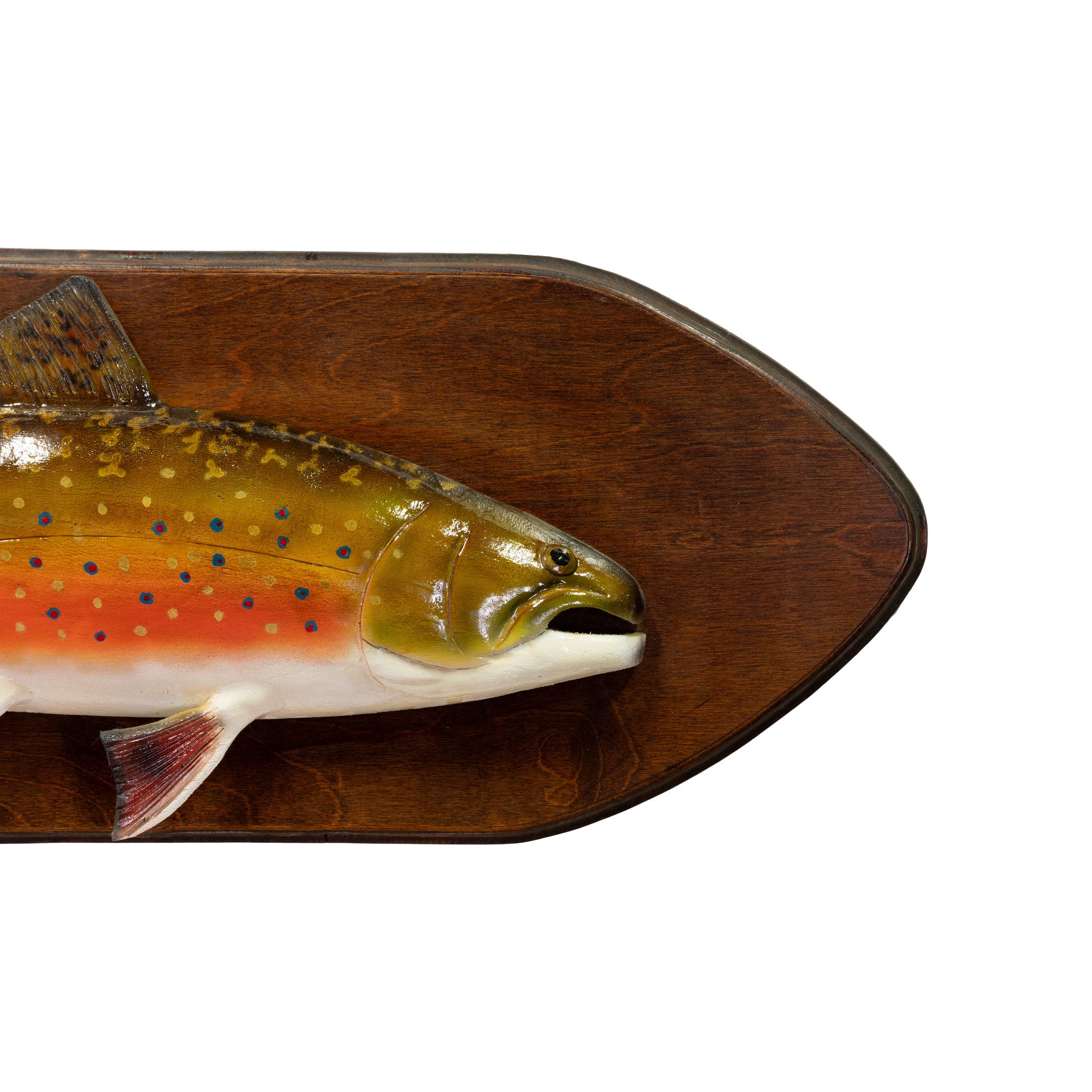 Carved Brook Trout