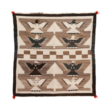 Navajo Pictorial, Native, Weaving, Single Saddle Blanket