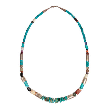 Tommy Singer Single Strand Turquoise Necklace, Jewelry, Necklace, Native