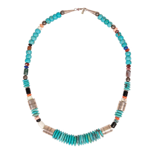 Navajo Turquoise Necklace by Tommy Singer, Jewelry, Necklace, Native