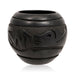Rose M. Lewis Black Ware Jar, Native, Pottery, Historic