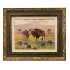 Grazing Buffalo by Charles Damrow