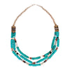 Navajo Three-Strand Turquoise Necklace, Jewelry, Necklace, Native