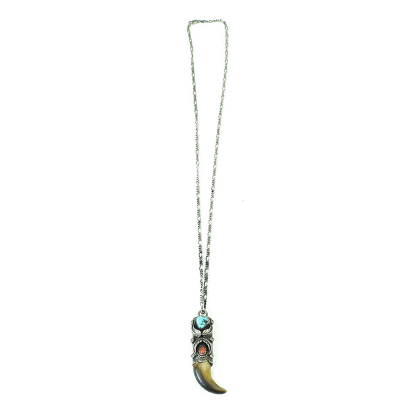 Navajo Bear Claw Necklace, Jewelry, Necklace, Native