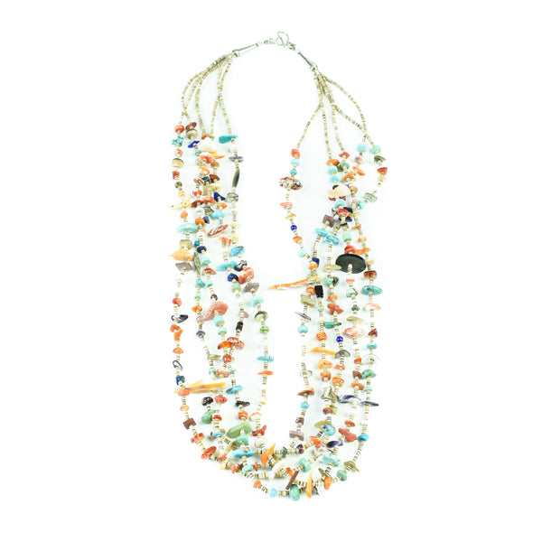Santa Domingo Calabaza Necklace, Jewelry, Necklace, Native
