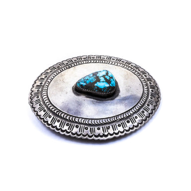 Kingman Turquoise Buckle, Jewelry, Buckle, Native