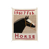 Navajo Pictorial “1967 Feb Horse”, Native, Weaving, Wall Hanging