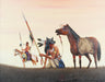 "Trackin' the Buffalo" by Mario Rabago, Fine Art, Painting, Native American