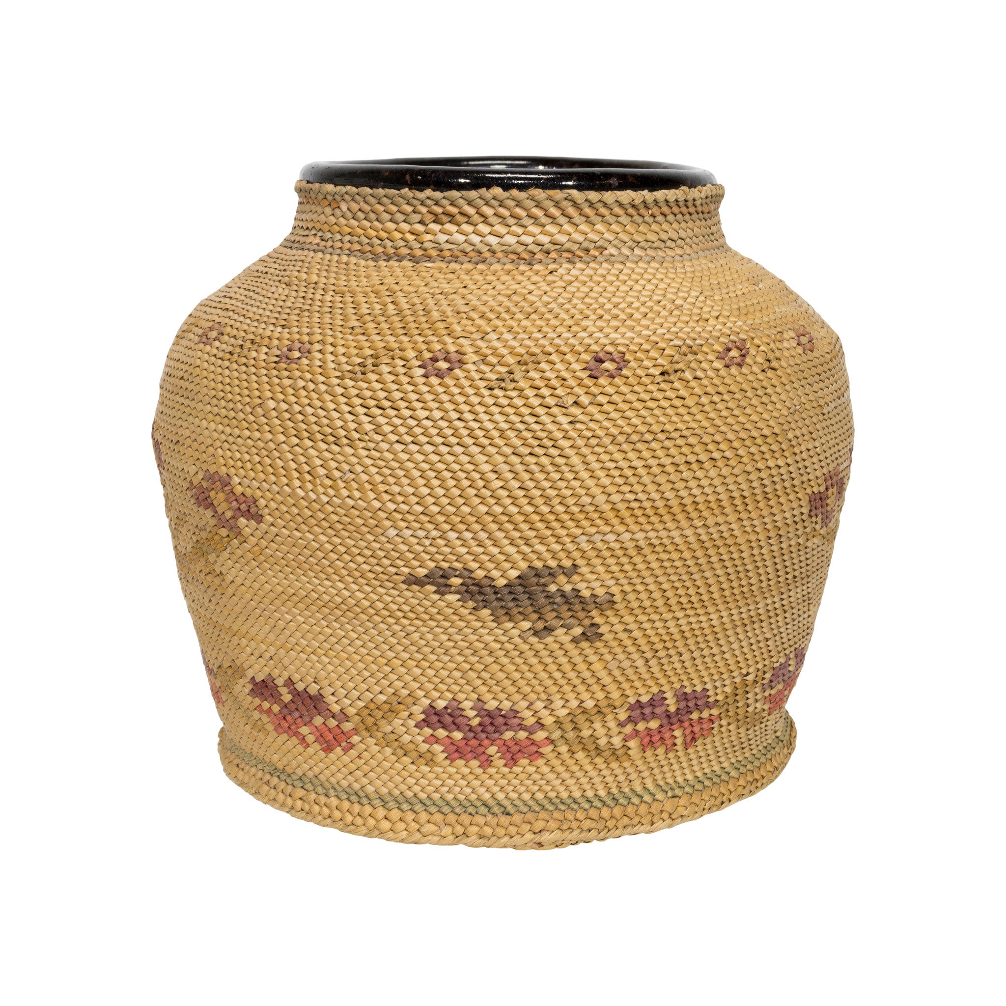 Makah/Nootka Basketry Jar