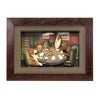 Poker Playing Dogs Shadow Box Vignette, Western, Gaming, Other