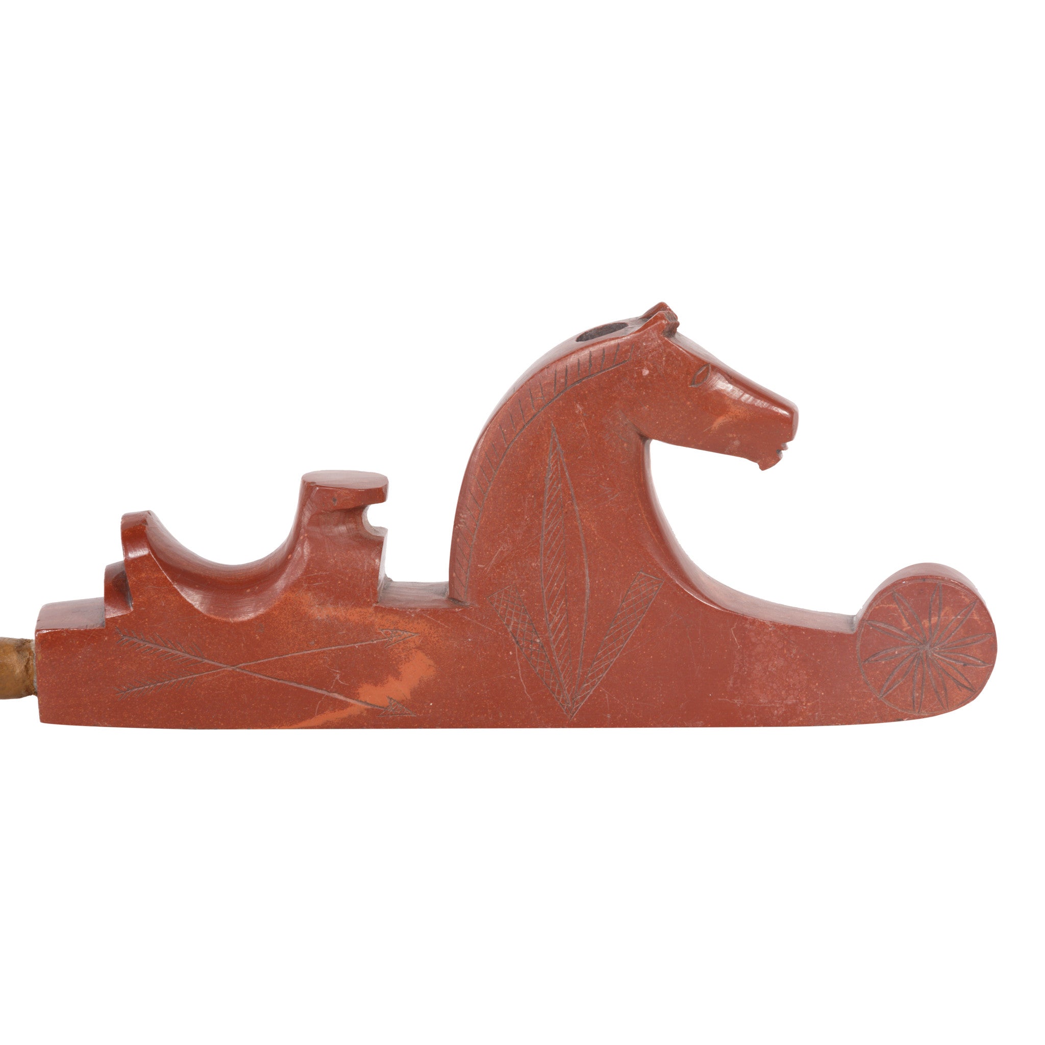 Sioux Horse Effigy Pipe