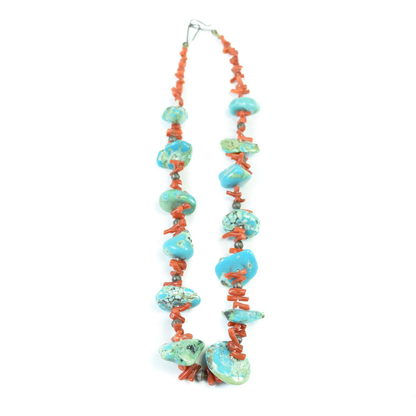 Santa Domingo Turquoise Necklace, Jewelry, Necklace, Native