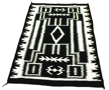 Navajo Negative Crystal, Native, Weaving, Floor Rug