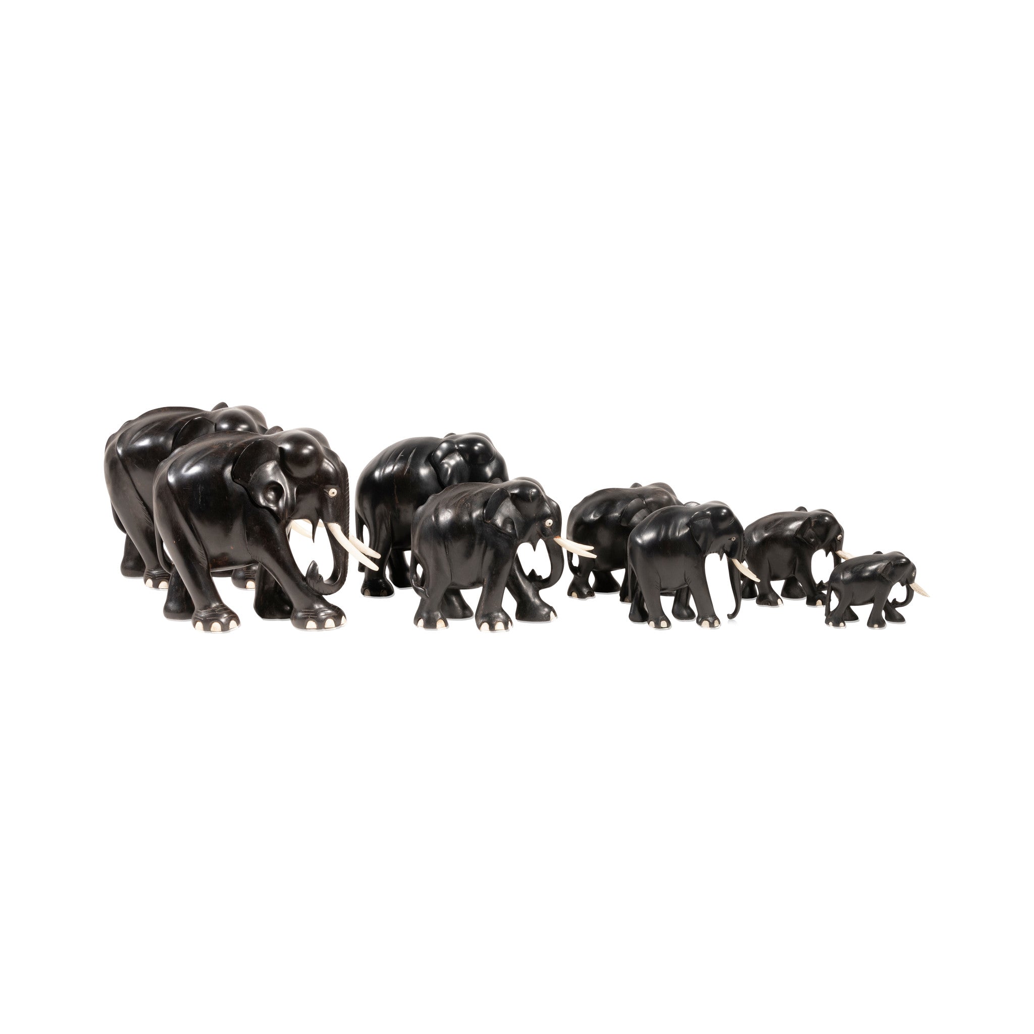 Ebony Elephant Collection, Furnishings, Decor, Carving