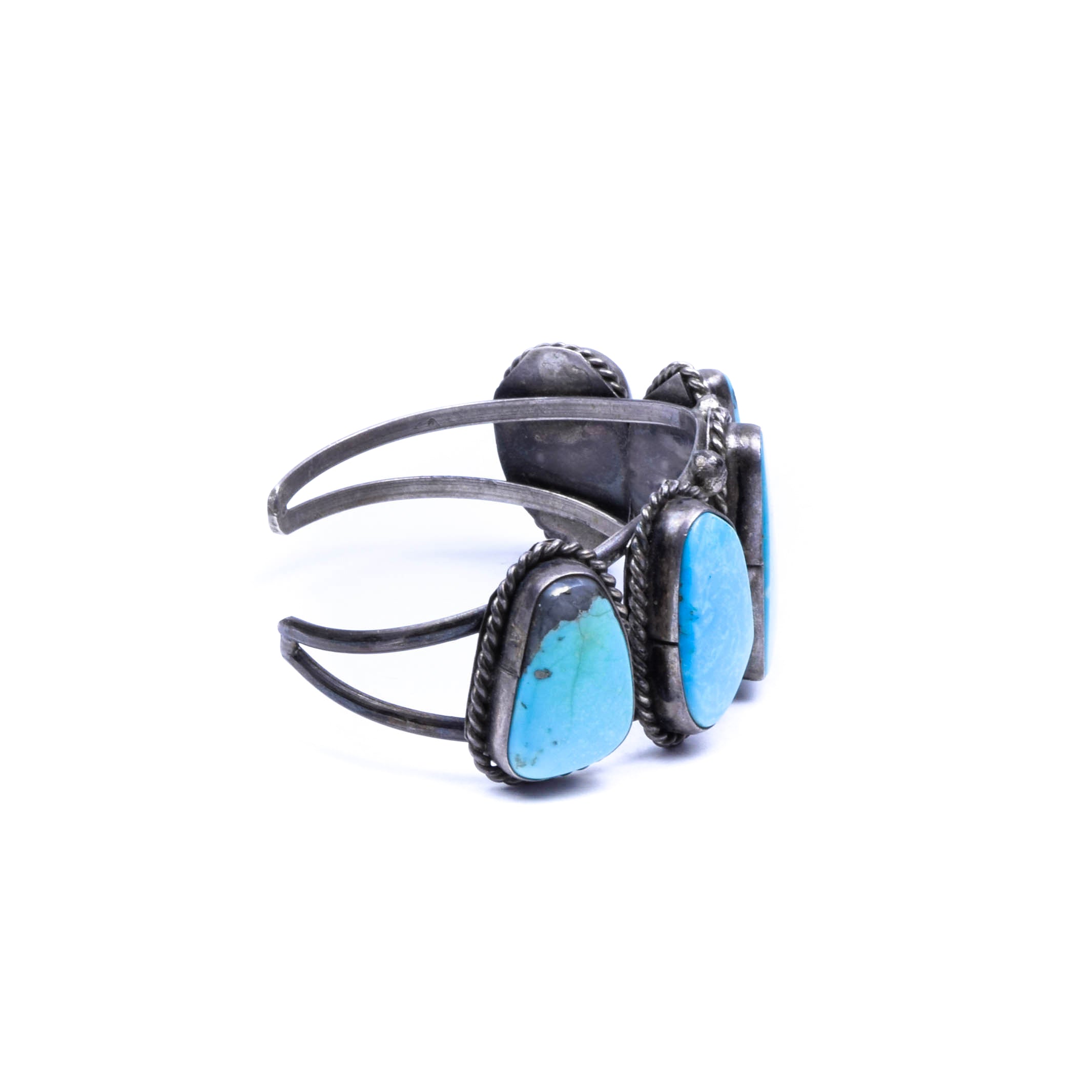 Five Stone Turquoise Bracelet