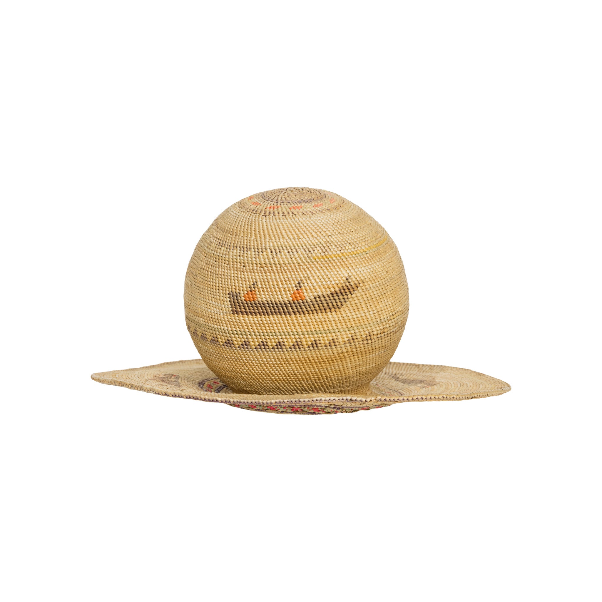Makah Basketry Float, Native, Basketry, Vertical