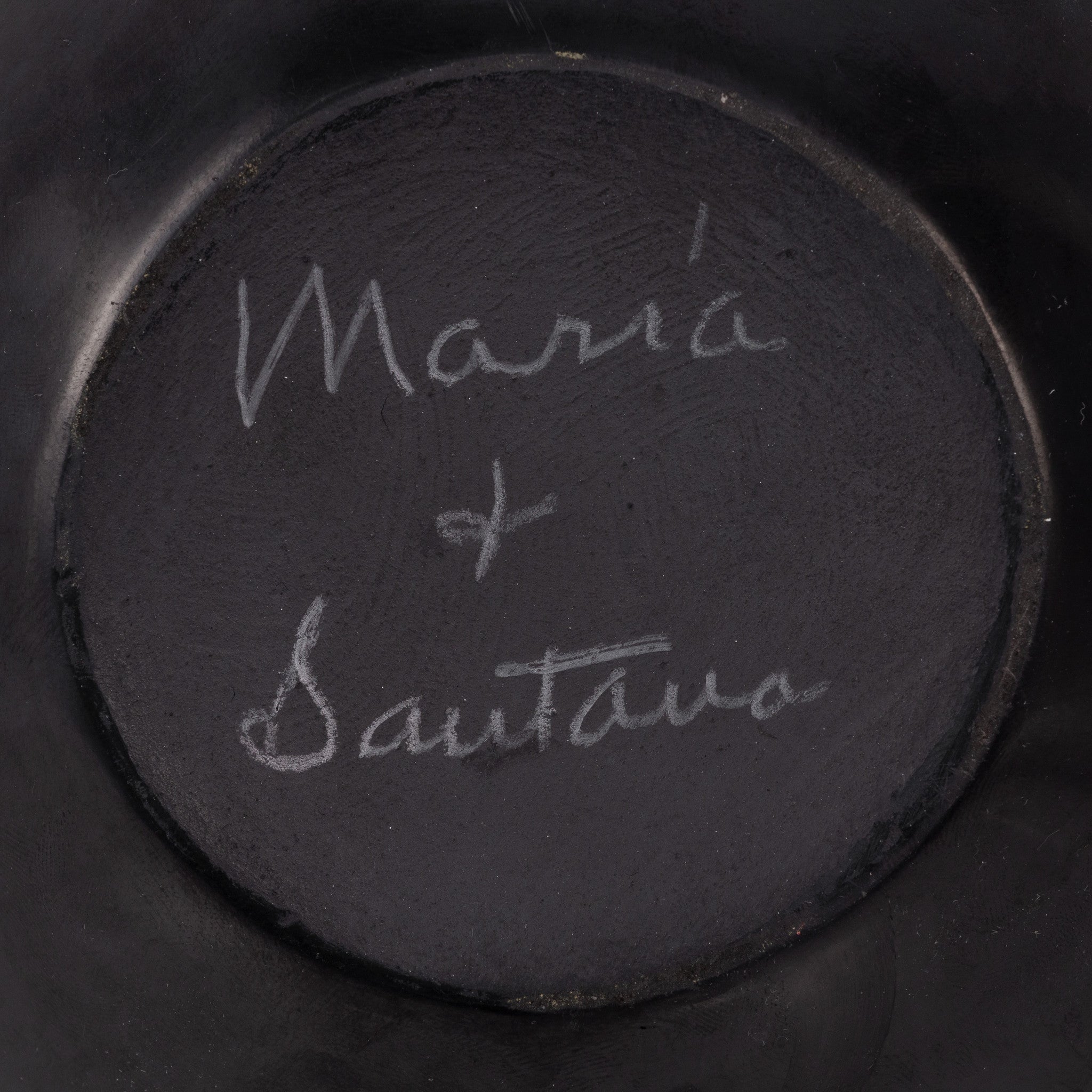 Maria and Santana Martinez Black Ware Jar