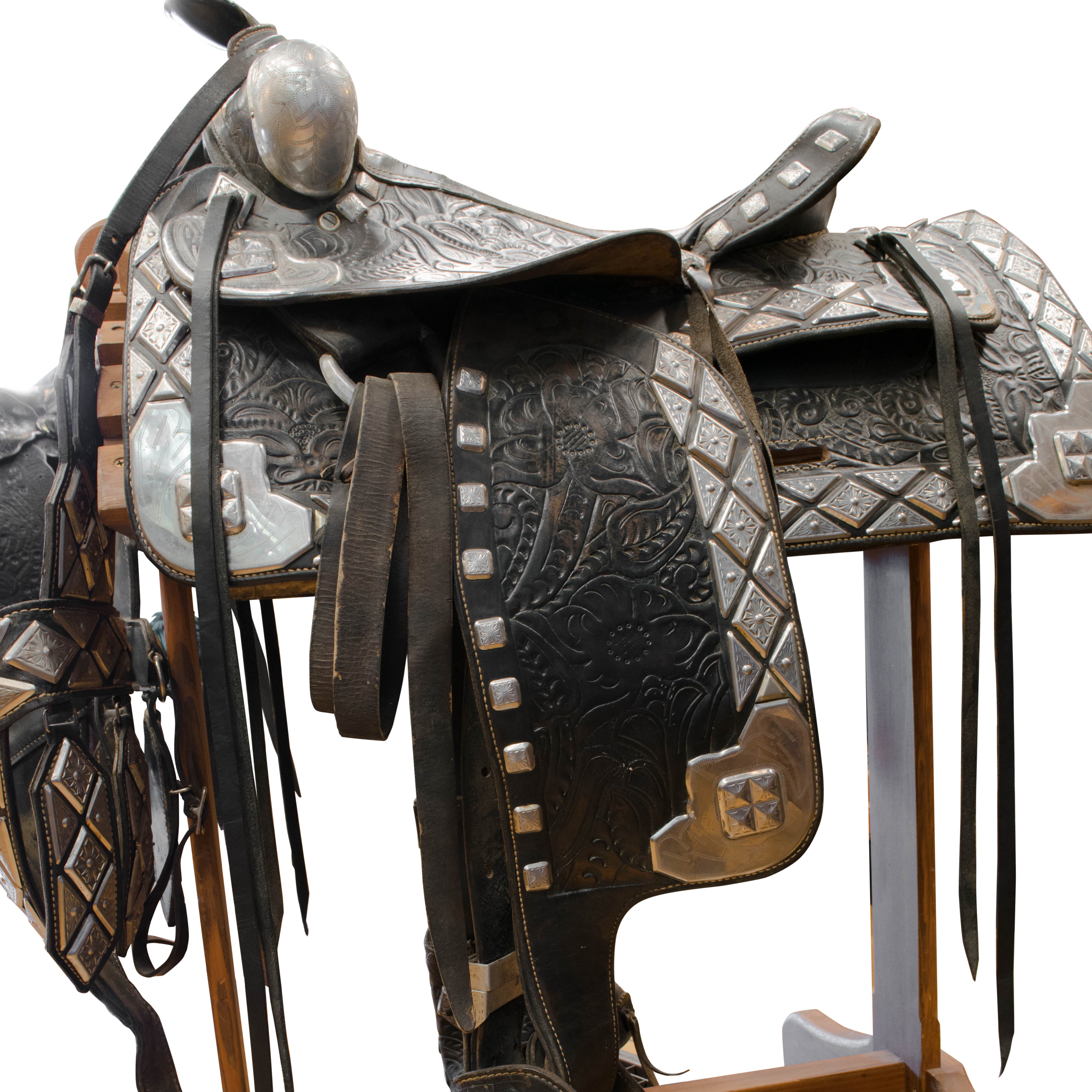 Black and Silver Parade Saddle