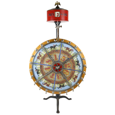 H.C. Evans & Co. Gambling Wheel, Western, Gaming, Gambling Wheel