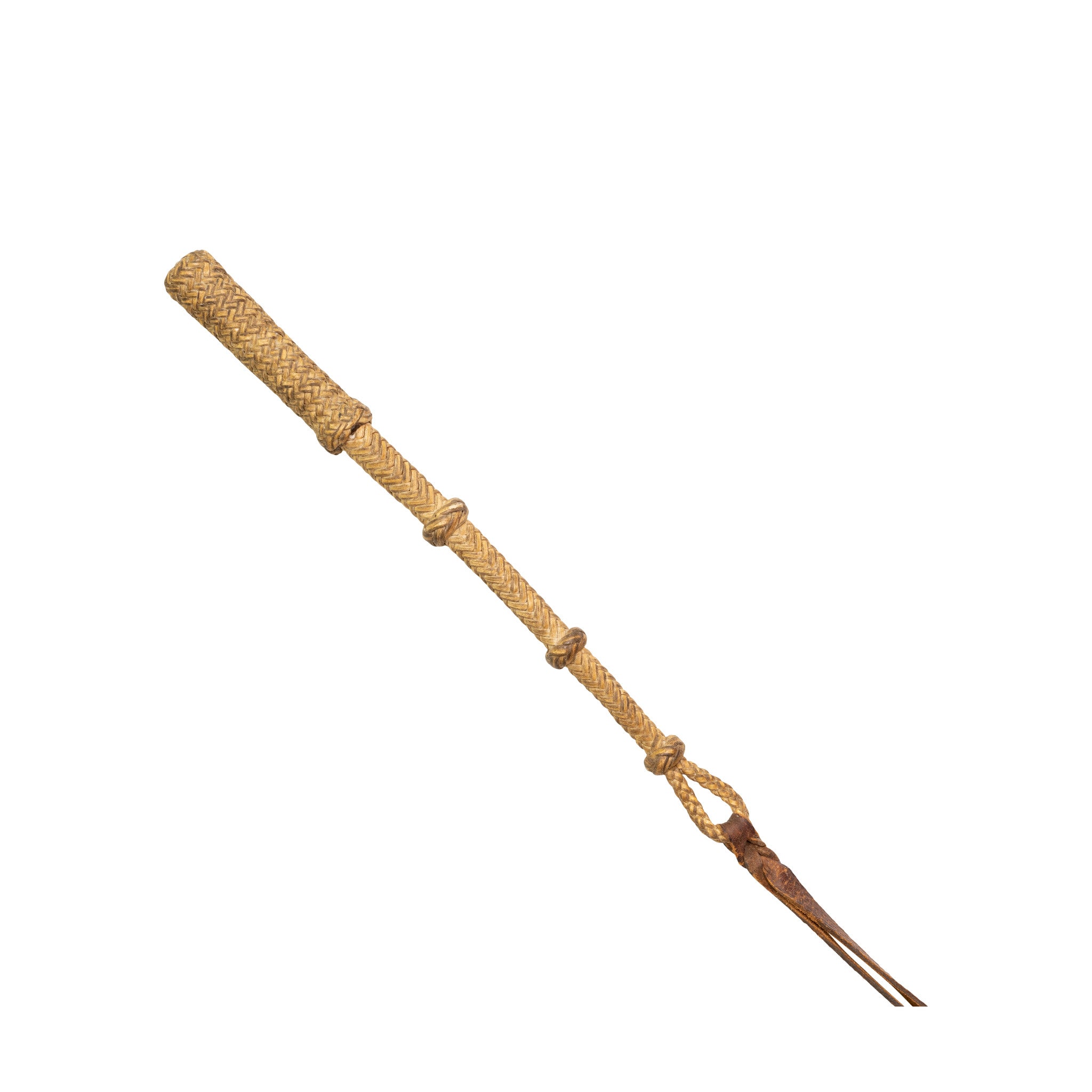 Rawhide Quirt with Knots