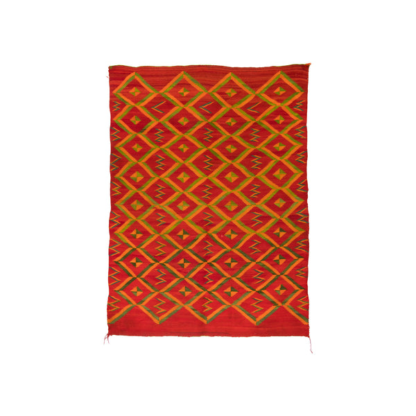 Navajo Ladies Wearing Blanket, Native, Weaving, Blanket