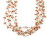Zuni Heishi and Coral Strand Necklace