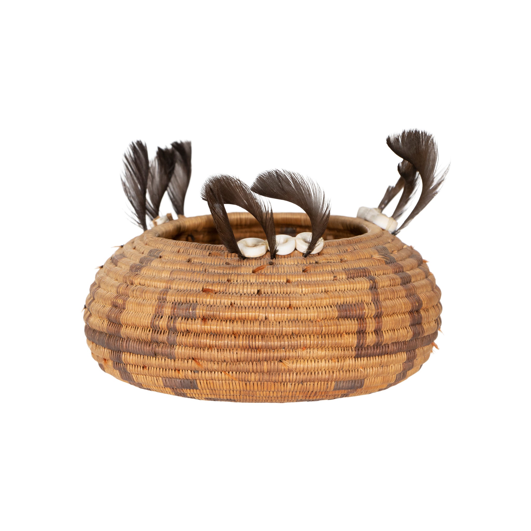 Feathered Pomo Basket