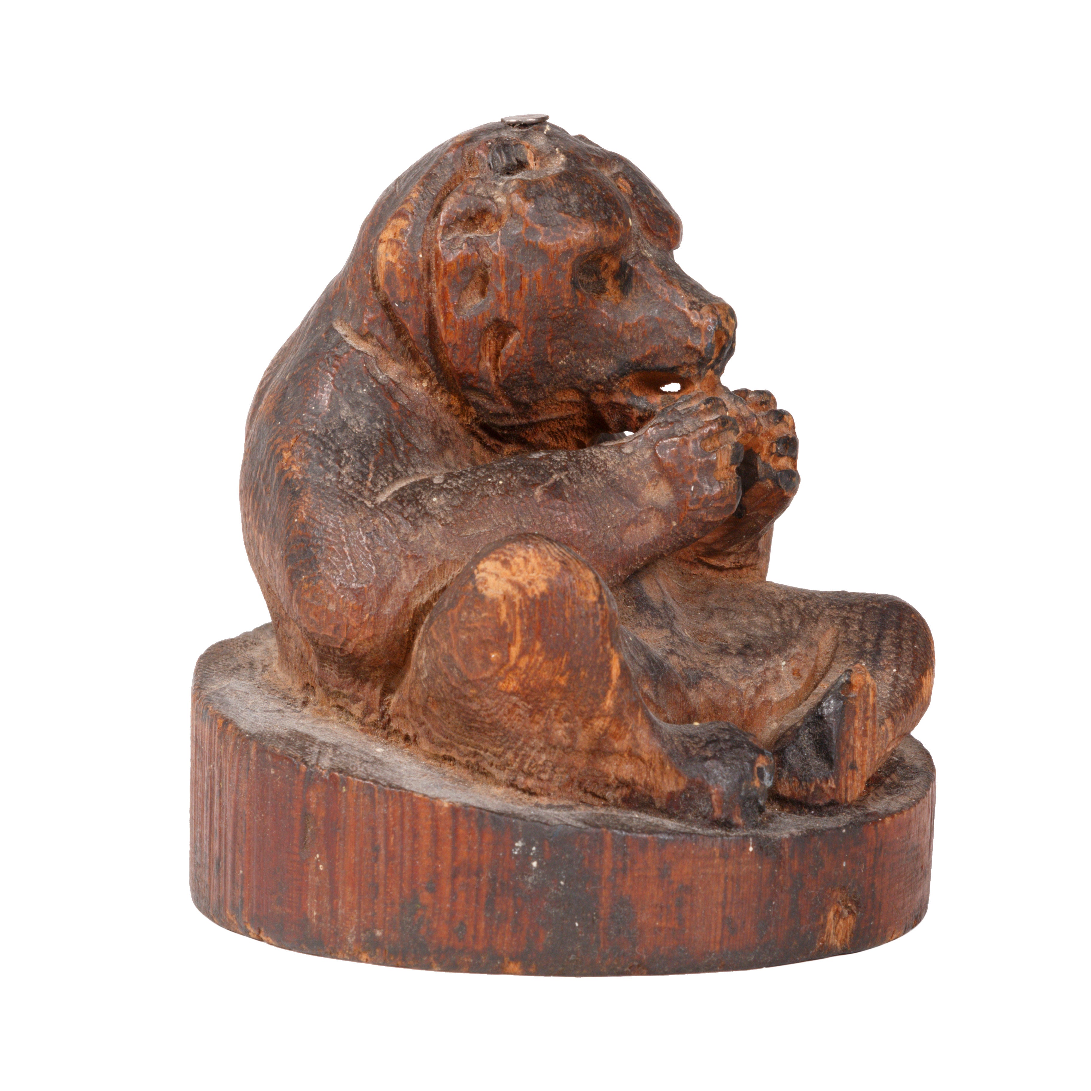 Carved Pine Wood  Bear by Clarke