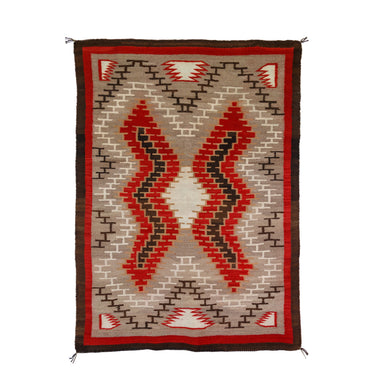 Navajo Ganado Storm, Native, Weaving, Floor Rug