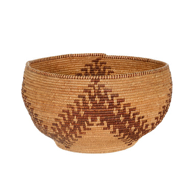 Maidu Basket, Native, Basketry, Vertical