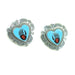 Turquoise Bear Paw Earrings, Jewelry, Earrings, Native
