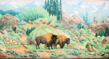 Western Panorama by Ila McAfee, Fine Art, Painting, Wildlife