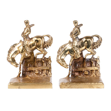 Let 'Er Buck Bookends, Furnishings, Decor, Bookend