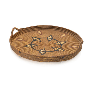 Large Salish Tray, Native, Basketry, Plate