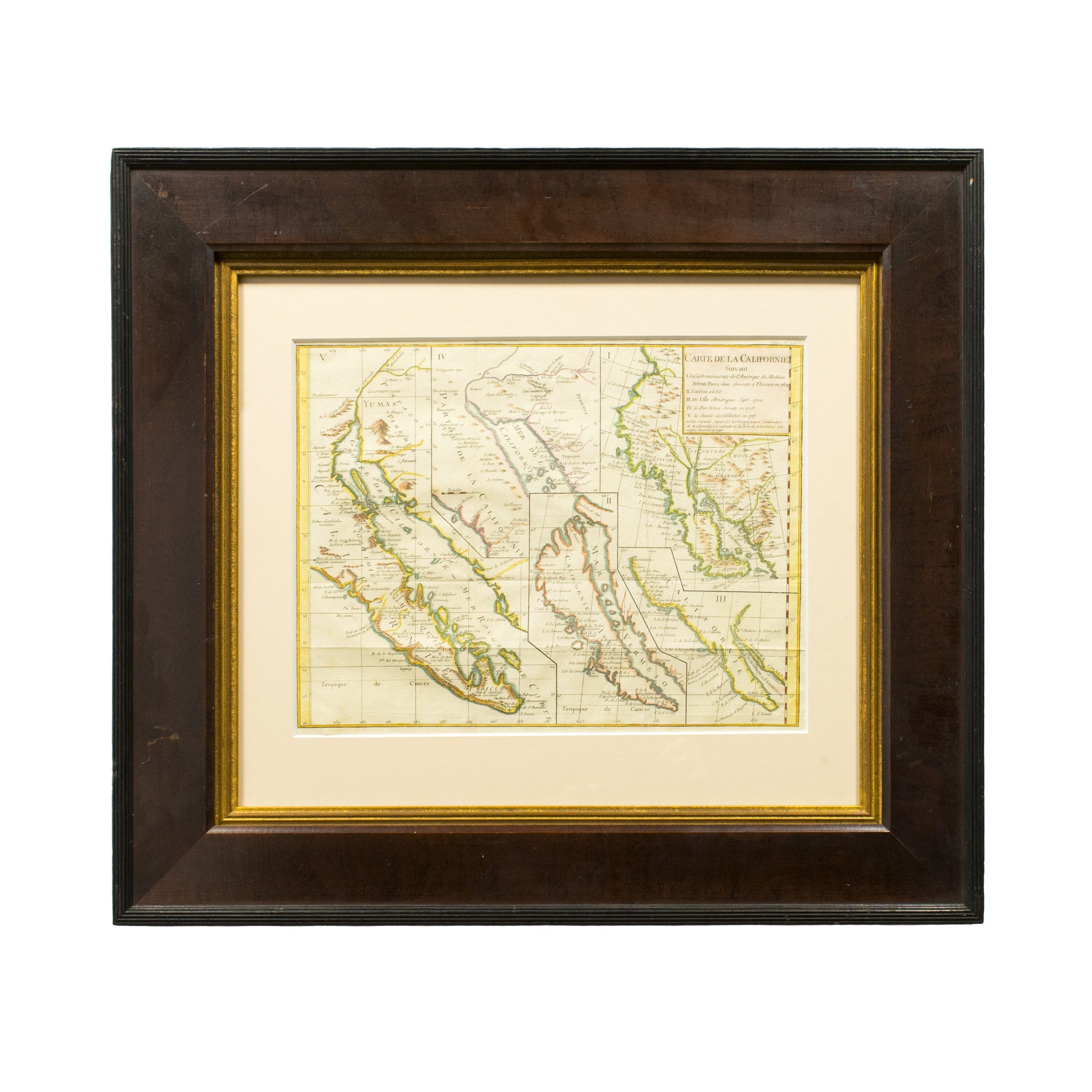Map of California 1768, Furnishings, Decor, Map