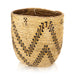 Nisqually Indian Fully Imbricated Basket, Native, Basketry, Vertical
