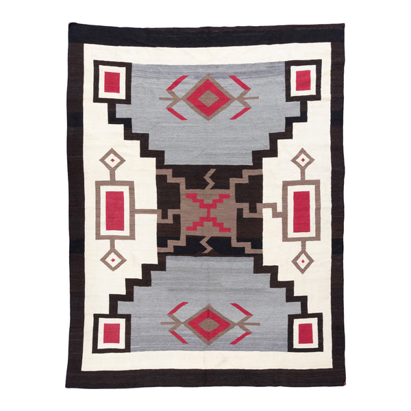 Navajo Storm, Native, Weaving, Floor Rug