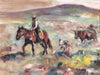Calf Roper by Sheryl Bodily, Fine Art, Painting, Western