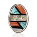 Zuni Geometric Ring, Jewelry, Ring, Native