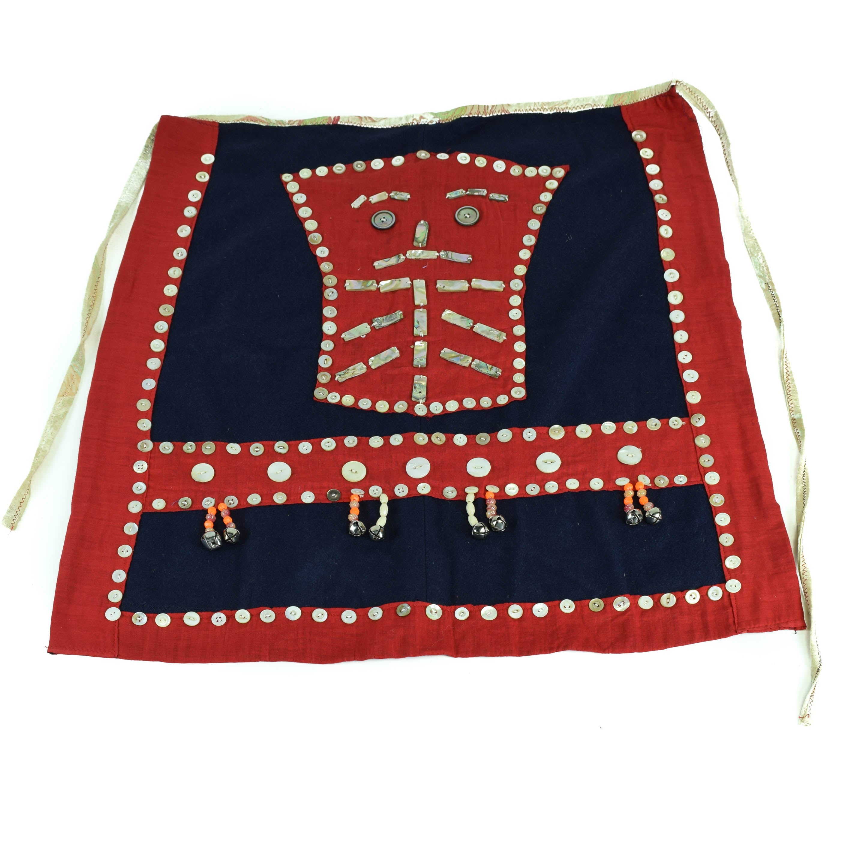 Northwest Coast Button Apron, Native, Garment, Robe