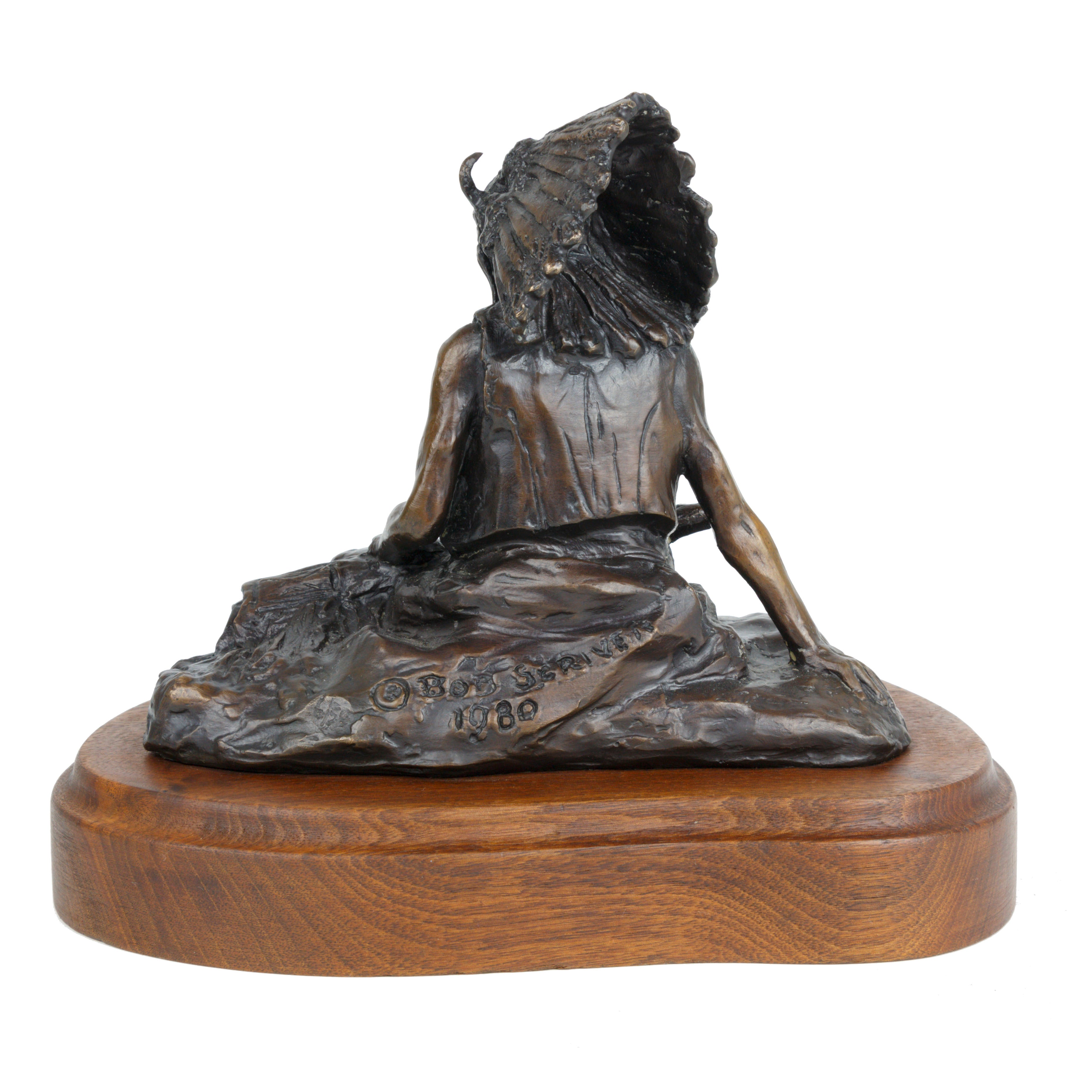 "Beaded Vest" Bronze by Robert Scriver